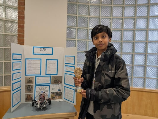 Aathi with SLAM Project and Provincial Trophy